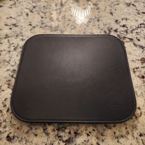 Coach Black Leather Desk Pad